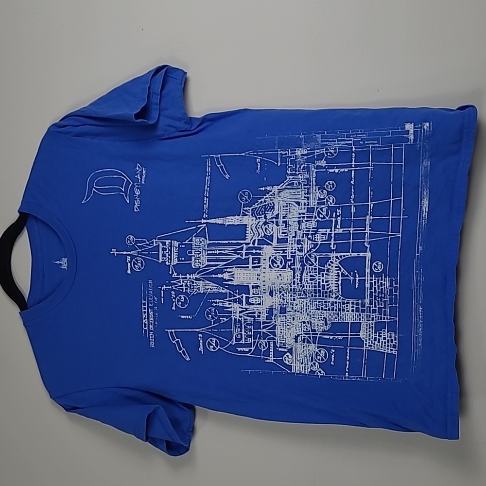 Disney Parks Disneyland blueprint graphic tshirt